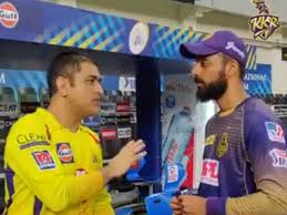 The tamil nadu cricketer varun chakravarthy wanted to have a career in architecture but he could not stop thinking of the sport even during his studies. Varun Chakravarthy Sportsmanship At Its Peak Ms Dhoni Gives Tips To Varun Chakravarthy After Being Bowled By Kkr Spinner Watch Cricket News