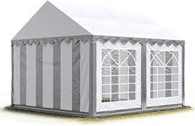 Ersatzdach für 2x3 3x3 3x4 3x4.5 3x6m pavillondach dachplane pavilliondach. Amazon De Toolport Party Zelt Festzelt 3x4 M Garten Pavillon Zelt Ca 500g M Pvc Plane In Grau Weiss Wasserdicht