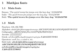 Github Jennigorham Mathjax Fonts In Latex Latex Package Using Mathjax Fonts For Creating Diagrams That Blend Seamlessly With Math On The Web The input method cannot make fractions latex is used for documents which contain mathematical notation. jennigorham mathjax fonts in latex