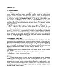 Di malaysia pula, 11 ngo dan organisasi menghantar wakil ke mahkamah persekutuan untuk memberi tekanan kepada hakim yang terlibat setelah mereka dibenarkan bersuara untuk membela lina joy. Peranan Ngo