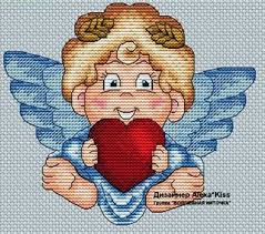 Maybe you would like to learn more about one of these? Cross Stitch Patterns Free Download As Pdf File With Love Angel Patrones Gratis De Punto De Cruz Graficos Gratis Punto De Cruz