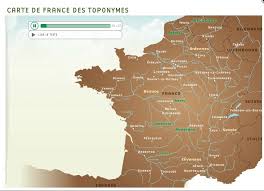 Une Carte De France Interactive Des Toponymes Cite Des Sciences Carte De France Nogent Le Rotrou