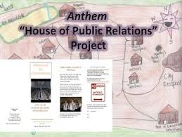 Anthem By Ayn Rand House Of Public Relations Project Public Relations Anthem Brochure Examples