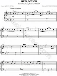 Reflection Christina Aguilera Sheet Music Christina Aguilera Reflection Sheet Music Easy Piano Piano Solo Flute Sheet Music Sheet Music Piano Music