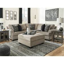 A sectional is a great option if you prefer one piece that can act as focal point in your living room. Ashley Furniture Bovarian Stone 2 Piece Left Sectional Sofa Farm House Living Room Farmhouse Living Room Furniture Comfortable Living Rooms