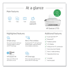 Check spelling or type a new query. Deskjet 2755 All In One Printer Copy Print Scan Tonerquest