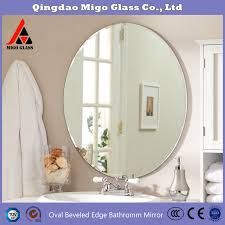 Replacing the vanity mirror and light in a bathroom is an easy improvement. China Frameless Oval Bathroom Mirror Silver Wall Mirror Bathroom Vanity Mirrors Price China Oval Mirror Frameless Mirror