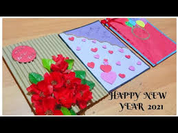 Here are some wonderful diy card ideas for kids! Video New Year Card