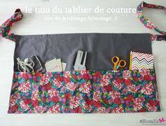 Tuto Du Tablier De Couture Ou De Jardinage De Bricolage Tuto Couture Tablier Tablier Couture Piece