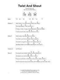 Twist And Shout By The Beatles Guitar Chords Lyrics Guitar Instructor Guitarchords Beatles Guitar Guitar Chords For Songs Guitar Lessons Songs