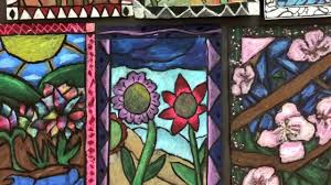 Flower fused glass deals at alibaba.com. Faux Stained Glass Flowers Drawing Intro Only For Classroom Use Youtube