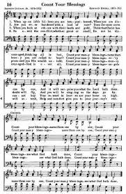 Traditional Christian Hymns The History Of Count Your Blessings Hymns Lyrics Hymn Sheet Music Hymn Music
