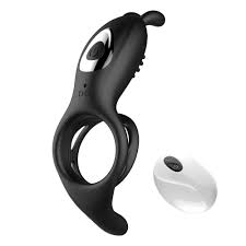 SECWELL® Vibrating Cock Ring Clotiris Stimulator Penis Delay Ejacul...