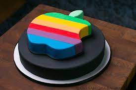The cake and buttercream is all dairy free and serves 15. Apple Logo Cake Birthday Cakes For Teens Cake Shapes Cake