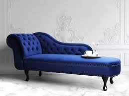 Left Hand Chaise Longue Velvet Blue Nimes Beliani Co Uk Upholstered Chaise Lounge Tufted Chaise Lounge Upholstered Chaise