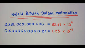 Cara Cepat Menentukan Notasi Ilmiah Dalam Matematika Youtube