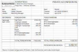 Format slip gaji direkturexcel / cara membuat format dan contoh slip gaji karyawan. Contoh Slip Gaji Karyawan Excel Xlsx Word Docx Bisa Di Edit