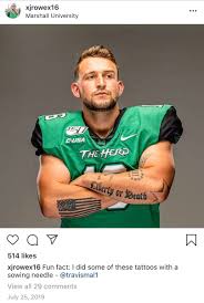 Kicker justin rohrwasser, whom the new england patriots drafted over the weekend, faced scrutiny after photos surfaced of a tattoo on his arm that's a known symbol for the three percenters, an. Resist Programming On Twitter Justin Rohrwasser Who Recently Came Under Fire For A Three Percenters Militia Tattoo Is Quoted As Saying Tattoos Are Attractive The Group Has Been Linked To Anti Black
