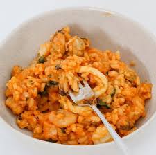Thermomix Seafood Risotto In 2020 Seafood Risotto Thermomix Recipes Dinner Risotto