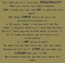 Looks Don T Matter Nearly As Much As Personality Does Lyric Quotes Wise Words Best Quotes