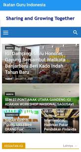 With its live tv feature, you can collect more than 200 live tv. Web Igi Ikatan Guru Indonesia Tanpa Iklan For Android Apk Download