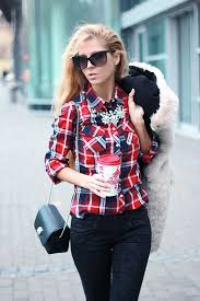 Black And Gold Flannel Shirt Women S Blue White And Black Chunky Gold Chain Necklace Plaid Fashion Envy Clothing Checked Shirt Women