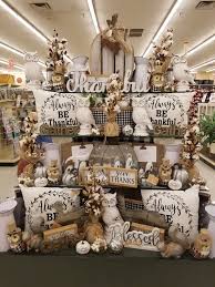 Black And White Fall Decor Hobby Lobby Hobby Lobby Fall Decor Buffalo Check Farmhouse Table Display Hobby Lobby Fall Decor Hobby Lobby Decor Farmhouse Fall Decor