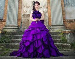 Royal Purple Wedding Dress Alternative Offbeat Custom Made To Etsy Purple Wedding Dress Etsy Wedding Dress Purple Wedding Gown
