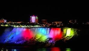 Pin By Best Deals For Hotels On Travel Guide To Canada Niagara Falls Lights Niagara Falls At Night Niagara Falls