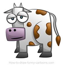 Check out the funny animal prints at etsy shop drawn from my brain! Creating Cow Drawings With A Funny Look