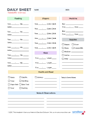 From scrapbooking to party decorations, these free printable t. Free Daily Report Templates For Preschool Managers Sandbox