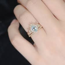 Crescent Moon Art Deco Amethyst Ring