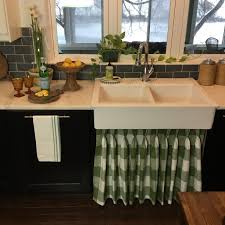 mid winter refresh  kitchen sink skirt