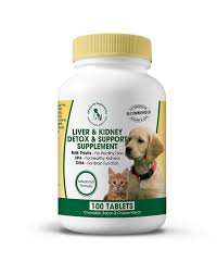 Milk Thistle Liver And Kidney Supplement For Dogs And Cats With Dha Epa Silymarin And Vitamin B B1 B2 B6 B1 Kidney Supplements Milk Thistle Dog Supplements