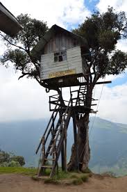 La casa del arbol es la mas famosa en el mundo. Swing At The End Of The World The Life Discovered