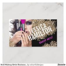 See more ideas about artist business cards, business cards, makeup artist business cards. Bold Makeup Artist Business Card Template Zazzle Com Makeup Artist Business Cards Makeup Artist Business Cards Templates Makeup Artist Business