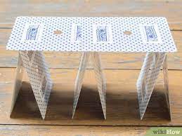 You can make your own cards on your computer. 3 Ways To Build A House Of Cards Wikihow