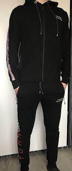 New Tommy Hilfiger Men Tracksuit Trousers Jacket Black Colour Size Xl 2xl Fashion Clothing Shoes Accessories Tracksuit Outfit Men Tracksuit Tracksuit