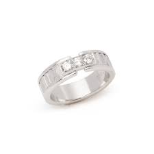 Atlas open band ring sku number: Tiffany Co Atlas Diamond 18ct White Gold Band Ring Comj470 Second Hand Jewellery