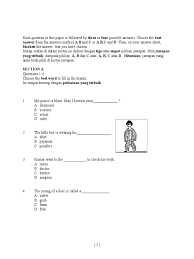 → → < koleksi karangan bahasa melayu, bahasa inggeris (english essays), bahasa arab: Soalan English Bi Bahasa Inggeris Tahun 4 Paper 1 Consumer Goods Human Appearance