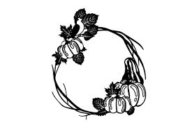 Download Fall Wreath Svg Cut File By Creative Fabrica Crafts Creative Fabrica PSD Mockup Templates