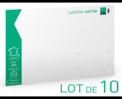 Et ceux qui les achèteront en ligne auront droit à une. Lot De 10 Enveloppes Lettre Verte Pret A Poster La Poste 100g