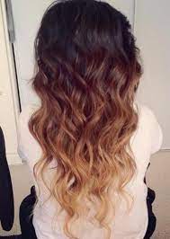 Ombre Hair Color Idea Brown To Golden Blonde Wavy Dip Dye Cascade Hairstyles Weekly Ombre Hair Blonde Hair Styles Brown To Blonde Ombre Hair