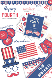 4th Of July Printable Party Pack One Happy Housewife