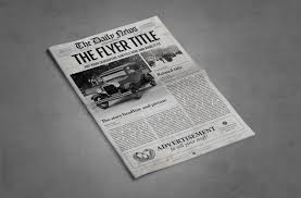 Photoshop Newspaper Template Newspaper Template Newspaper Front Page Design
