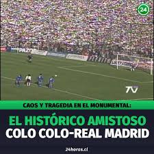 Check spelling or type a new query. 24 Horas Deportes El Historico Amistoso Entre Colo Colo Y Real Madrid En El Monumental Facebook