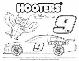 Select from 35919 printable crafts of cartoons, nature, animals, bible and many more. Hooters Racing On Twitter Looking For An Activity To Do With Your Kiddos While They Re Home Print This Image Design Your Dream Chaseelliott Hendrick9team Paint Scheme Di9 Https T Co Qmyudworca