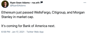 $2700 eth 🚀 can't believe it's so cheap! Ethereum Market Cap Surpasses Shell Morgan Stanley And Citi Group Is Netflix Next Bitcoin Insider