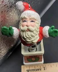 Hallmark Keepsake Ornament 2001 Springing Santa