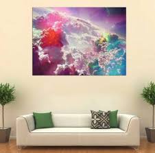 Here's how to add painted clouds to ceilings and walls as a beautiful mural to bring the blue sky indoors. Style Crome Colorful Clouds Canvas Wall Painting For Living Room Bedroom Canvas 12 Inch X 18 Inch Painting Price In India Buy Style Crome Colorful Clouds Canvas Wall Painting For Living
